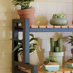 Virágtartó, polc, 3 szintes virágtartó thumbnail 3