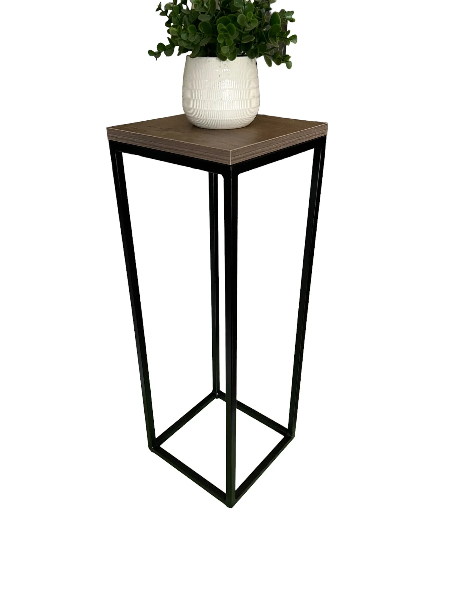 Iron Bloom Solo – Prémium fém virágtartó 25×25 cm-es tartólappal